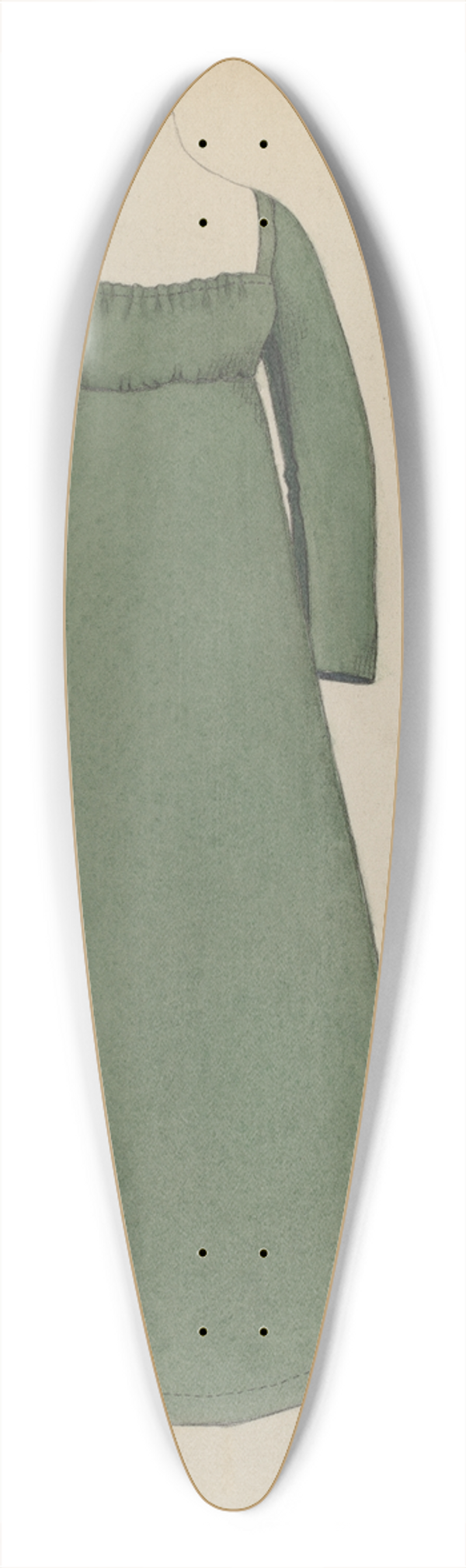 Roberta Spicer - Dress 39.3 inch art pintail longboard deck