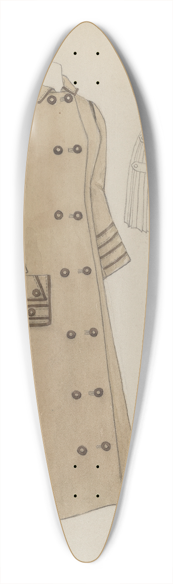 Roberta Spicer - Womans Coat 39.3 inch art pintail longboard deck