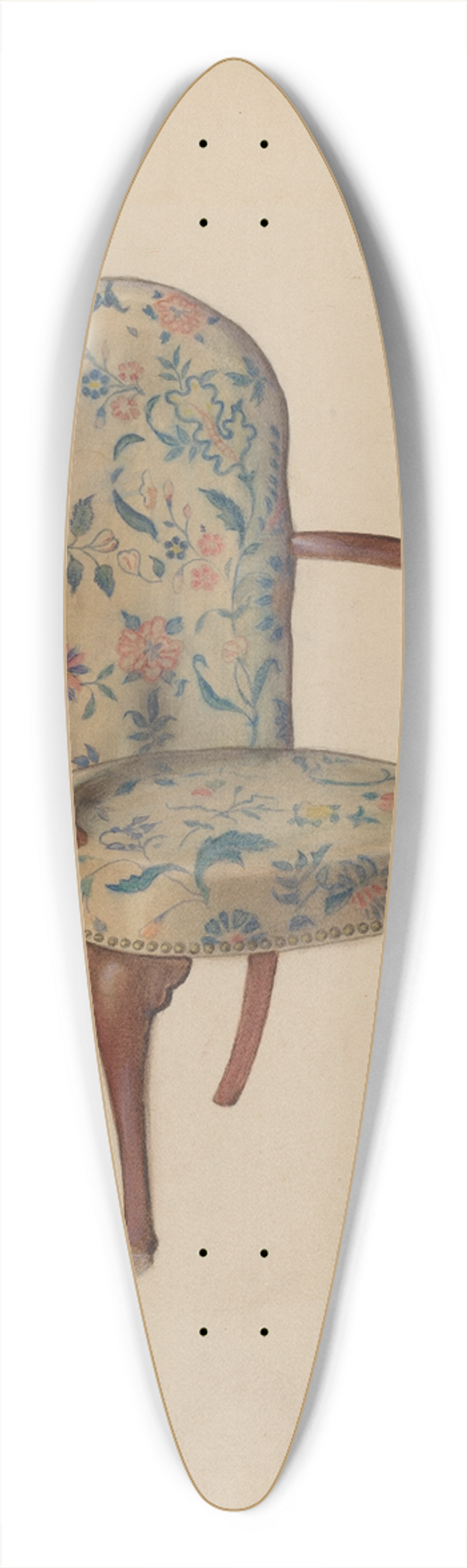Robert Brigadier - Armchair 39.3 inch art pintail longboard deck