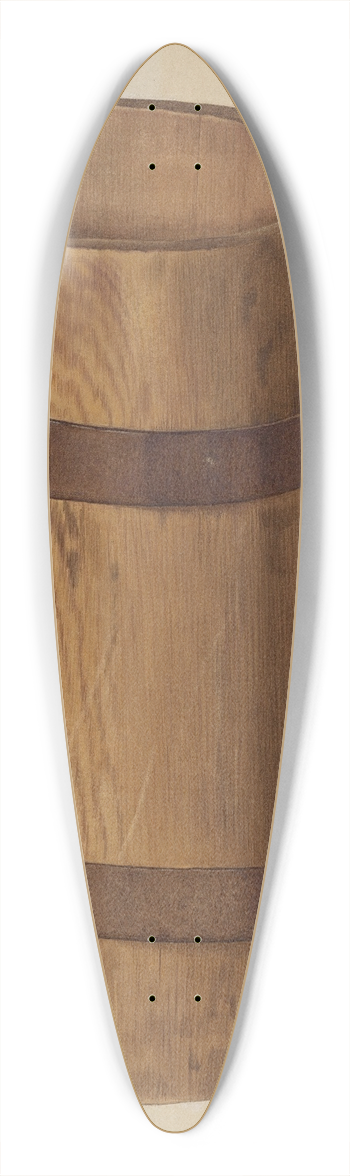 Robert Calvin - Mold 39.3 inch art pintail longboard deck