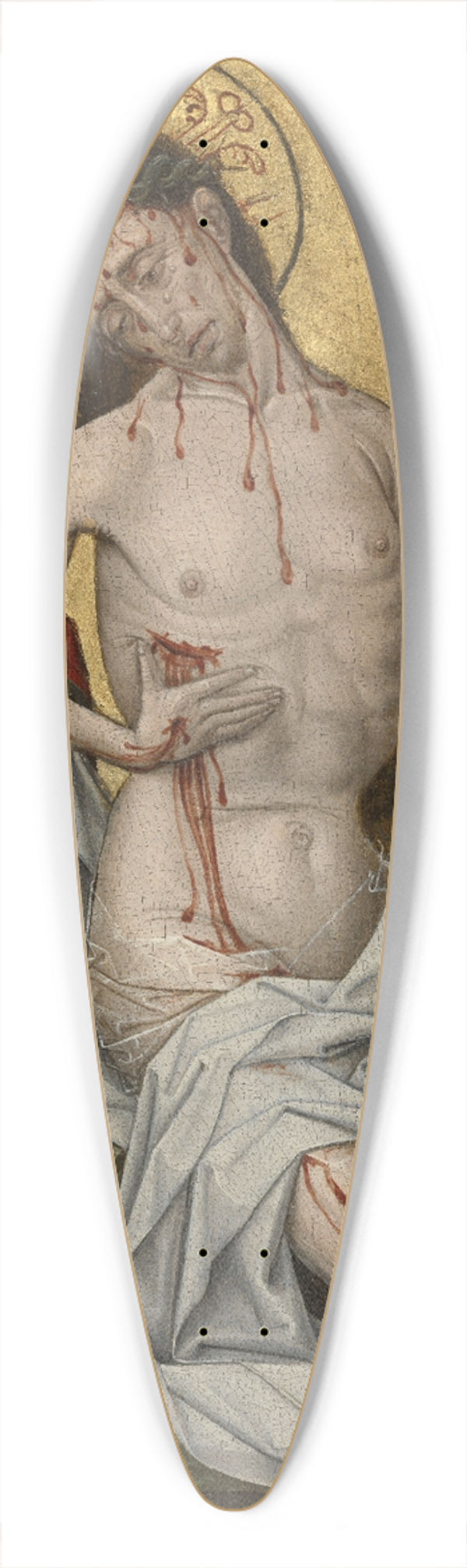 Robert Campin - The Man of Sorrows 39.3 inch art pintail longboard deck