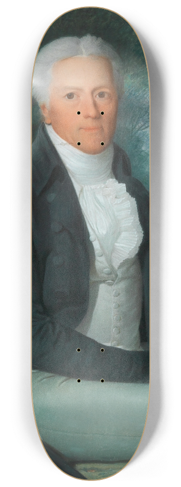 Daniel Caffe - Portrait Of The Prussian Statesman Prince Karl August Von Hardenberg (1750-1822) In The Park Of His Country Estate At Tempelhof Near Berlin 8.25 inch art skate deck