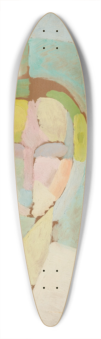 Robert Delaunay - Portrait De Madame Heim 39.3 inch art pintail longboard deck