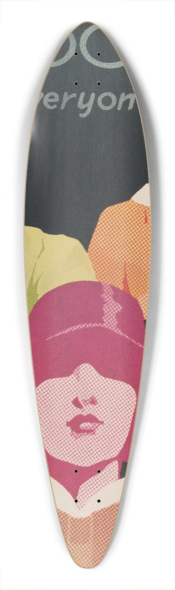 Robert Edward Lee - Books for everyone 39.3 inch art pintail longboard deck