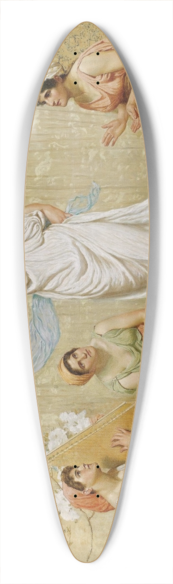 Robert Fowler - The Dance of Salome 39.3 inch art pintail longboard deck