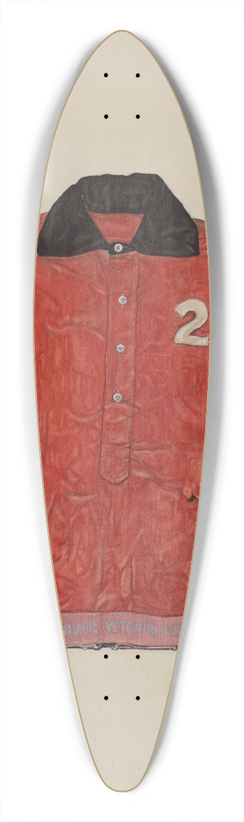 Robert Gilson - Firemans Shirt 39.3 inch art pintail longboard deck