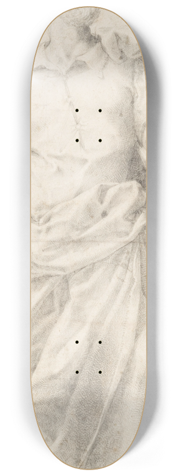Daniele da Volterra - Study for the Figure of Saint Peter 8.25 inch art skate deck