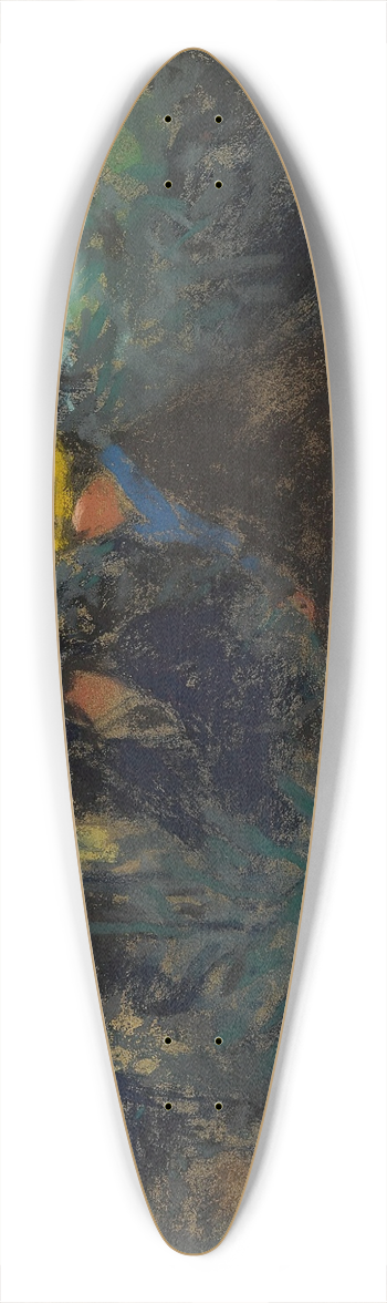 Robert Henri - Conversation in the Forest 39.3 inch art pintail longboard deck