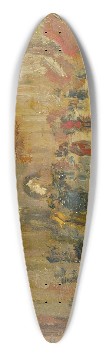 Robert Henri - Moret Street 39.3 inch art pintail longboard deck