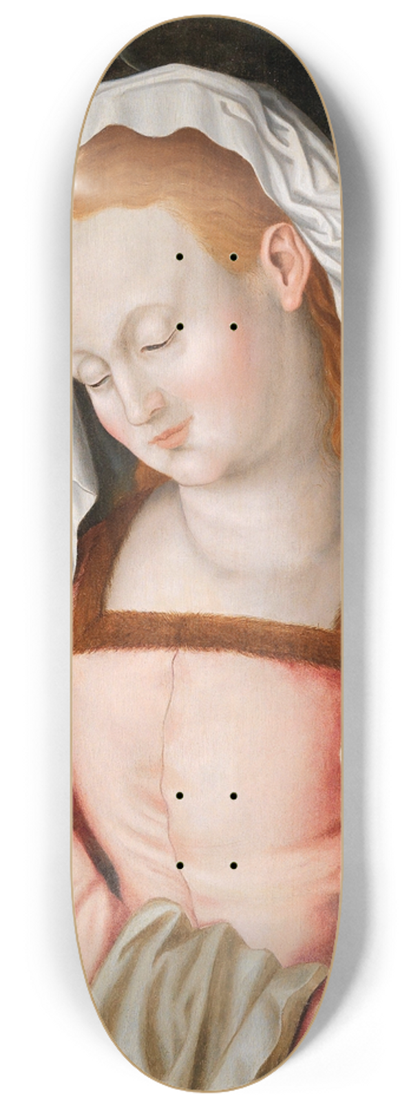 Daniel Frschl - The Virgin at prayer 8.25 inch art skate deck