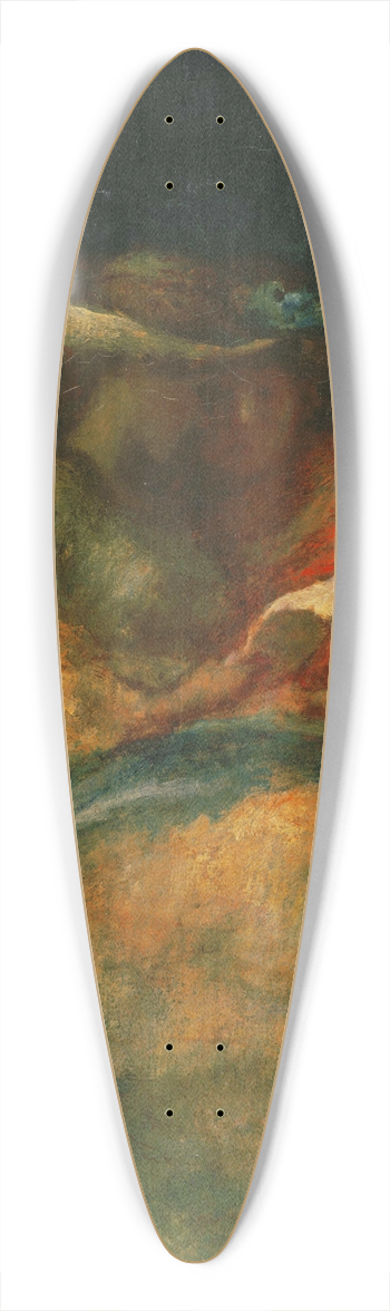 Robert Loftin Newman - The Letter 39.3 inch art pintail longboard deck