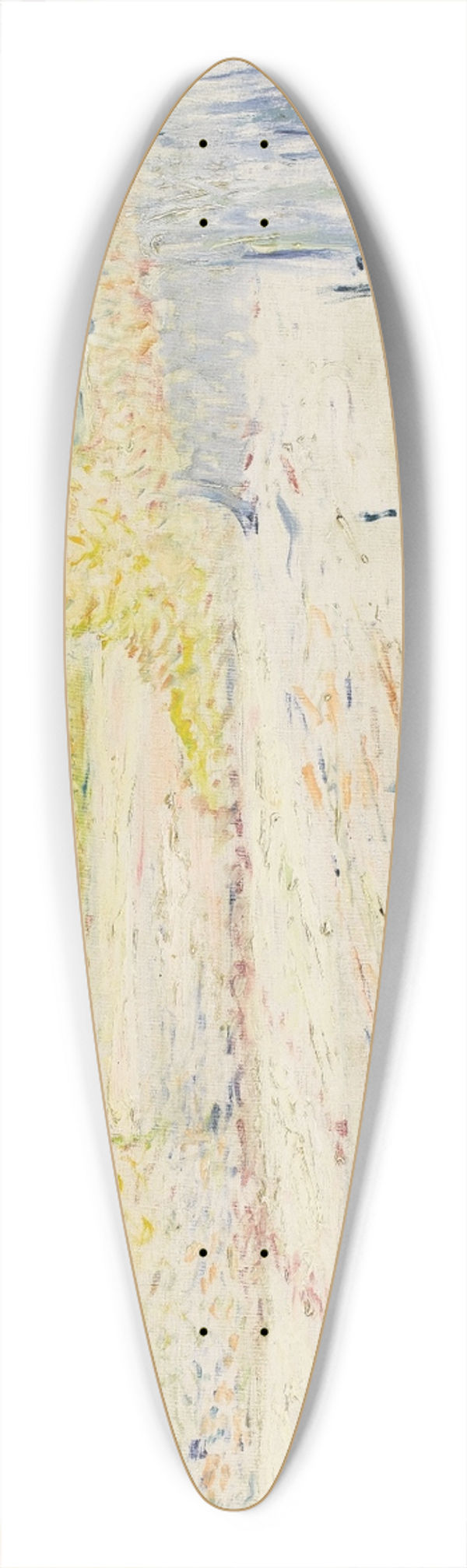 Robert Mortier - Untitled 39.3 inch art pintail longboard deck