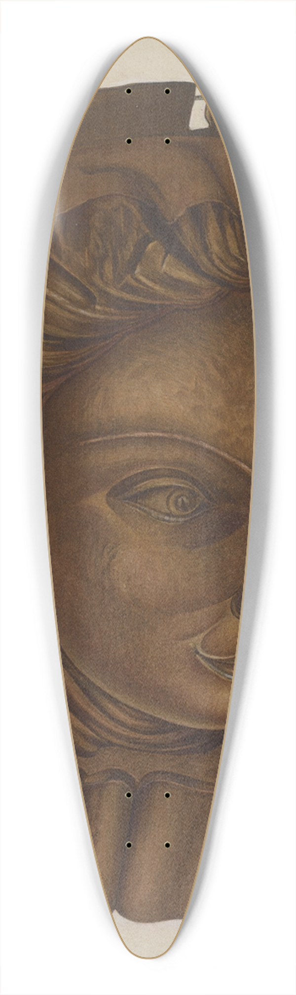 Robert Pohle - Figurehead 39.3 inch art pintail longboard deck
