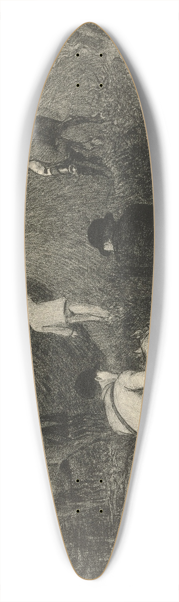 Robert Polhill Bevan - Found! 39.3 inch art pintail longboard deck