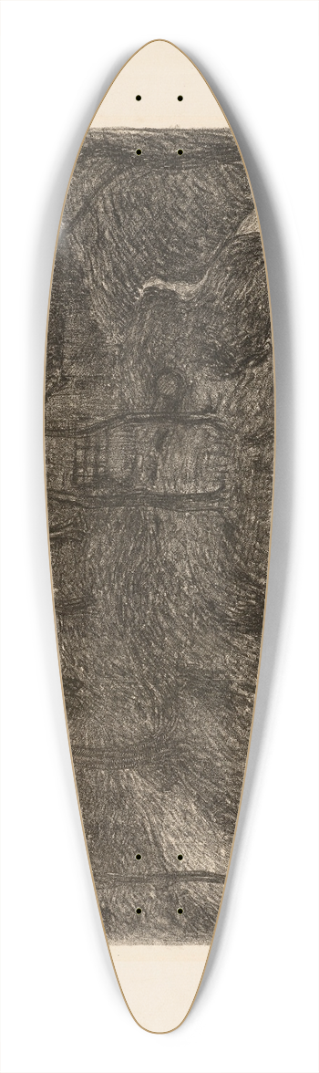 Robert Polhill Bevan - Hawkridge 39.3 inch art pintail longboard deck