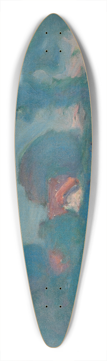 Robert Polhill Bevan - The Four-Horse Team 39.3 inch art pintail longboard deck