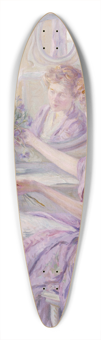Robert Reid - The Violet Kimono 39.3 inch art pintail longboard deck