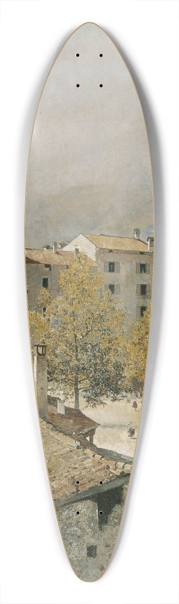 Robert Russ - Porta San Michele in Riva 39.3 inch art pintail longboard deck