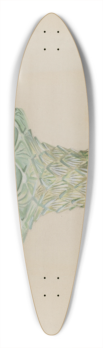 Robert Stewart - Vase 39.3 inch art pintail longboard deck
