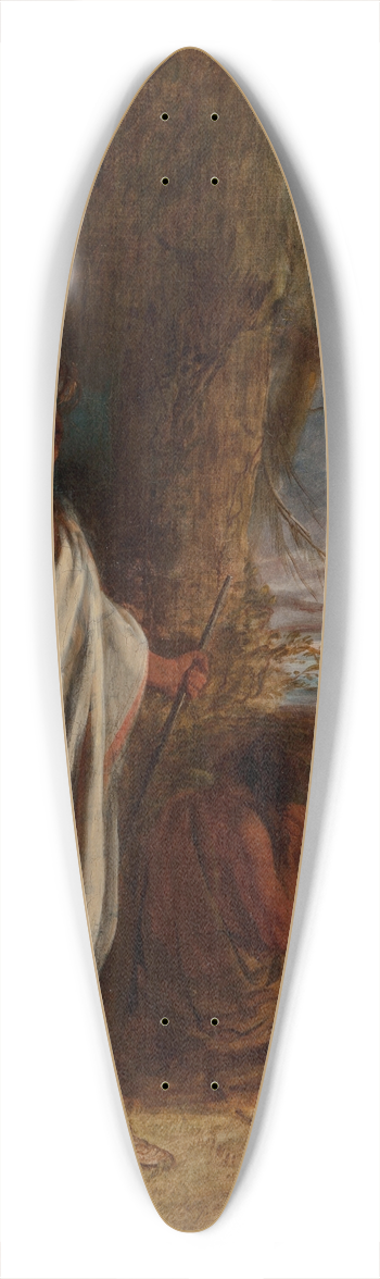 Robert Walter Weir - Last of the Mohicans 39.3 inch art pintail longboard deck