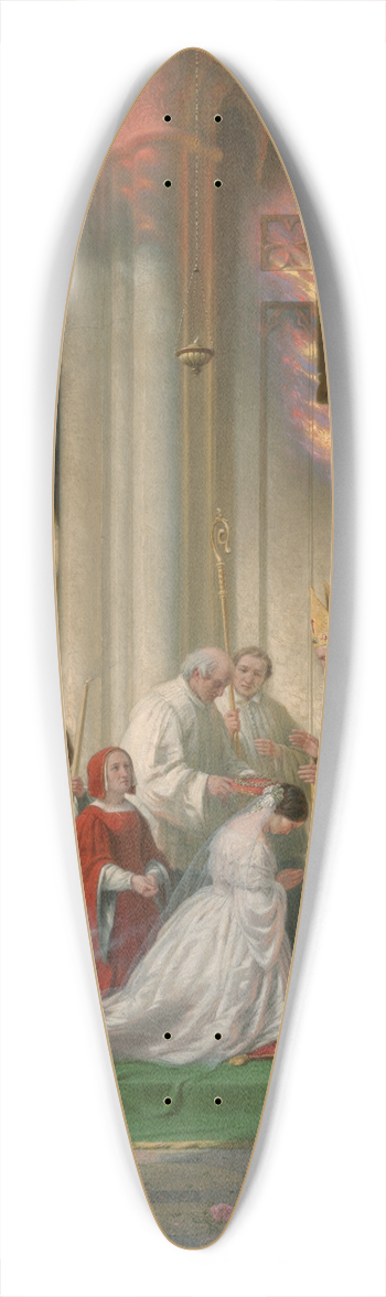 Robert Walter Weir - Taking theVeil 39.3 inch art pintail longboard deck