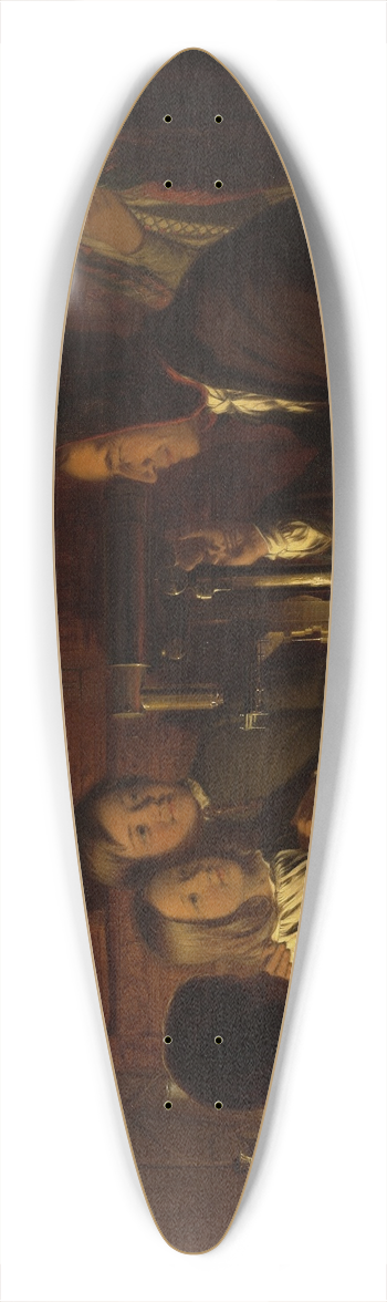 Robert Walter Weir - TheMicroscope 39.3 inch art pintail longboard deck
