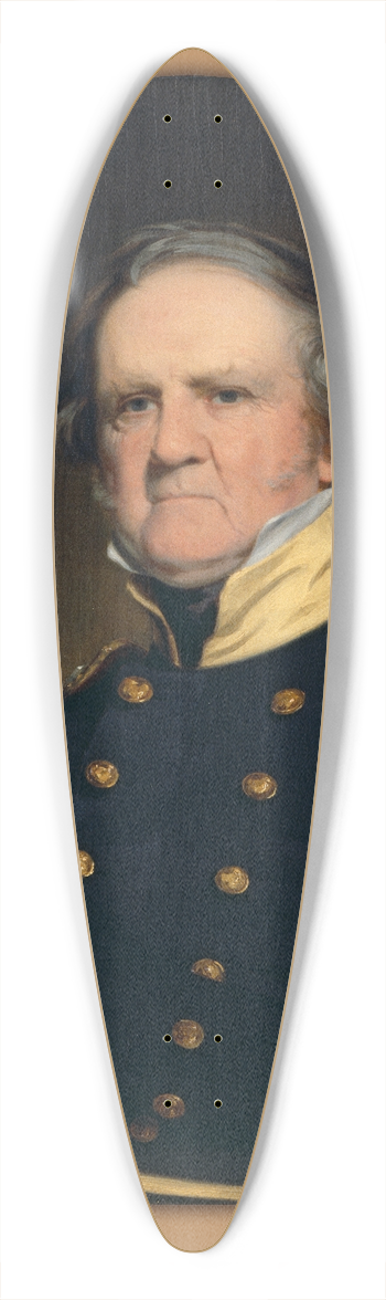 Robert Walter Weir - Winfield Scott 39.3 inch art pintail longboard deck