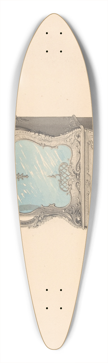Robert William Hume - Design for Cabinet Pianoforte, Louis Quinze Style 39.3 inch art pintail longboard deck