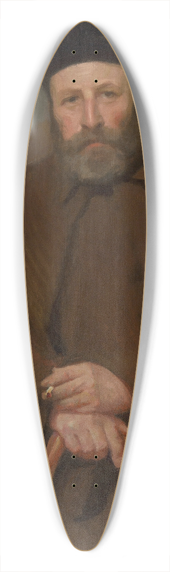 Robert William Vonnoh - Portrait of Arthur Joseph Heseltine 39.3 inch art pintail longboard deck