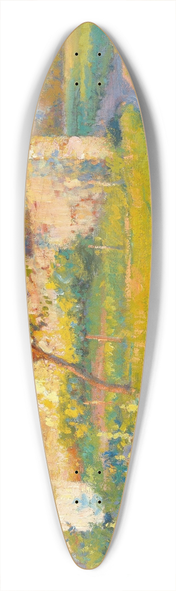 Robert William Vonnoh - Spring in France 39.3 inch art pintail longboard deck