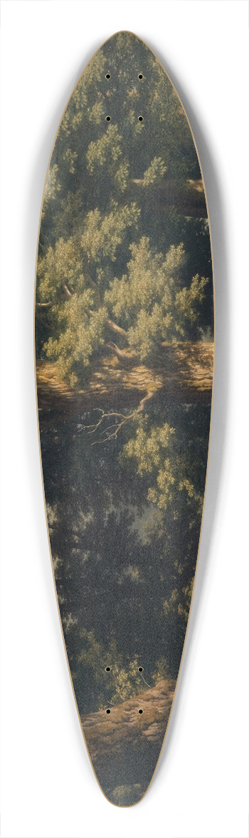 Robert Znd - Grove near Lucerne 39.3 inch art pintail longboard deck
