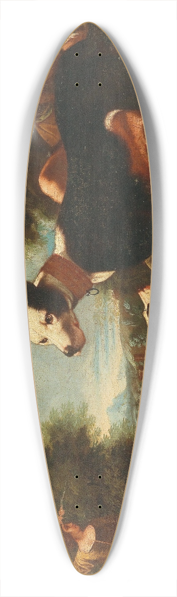 Roman School - Cephalus and Procris 39.3 inch art pintail longboard deck