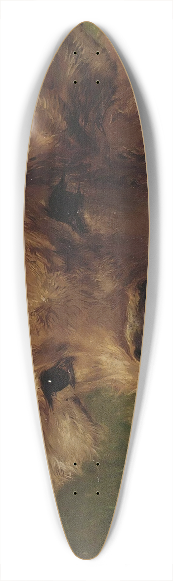 Rosa Bonheur - Head Of A Calf 39.3 inch art pintail longboard deck
