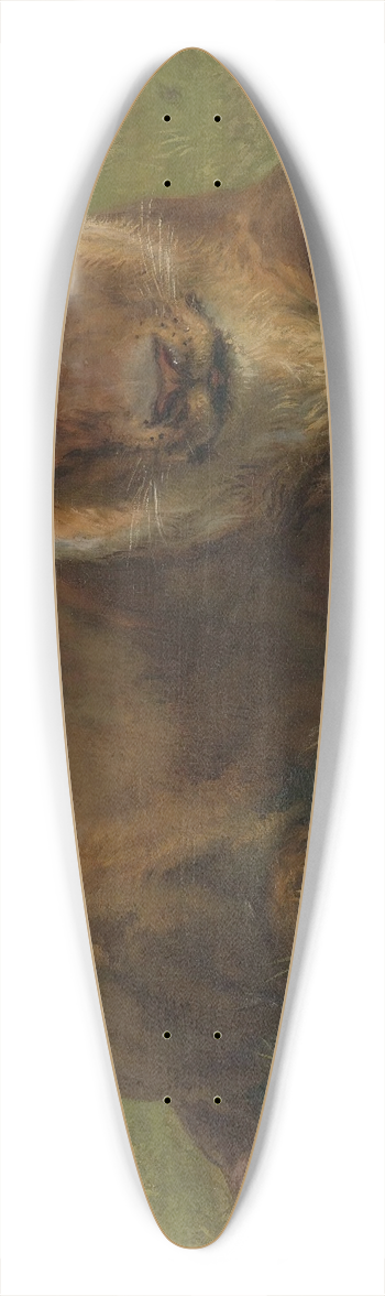 Rosa Bonheur - Lioness At Rest 39.3 inch art pintail longboard deck