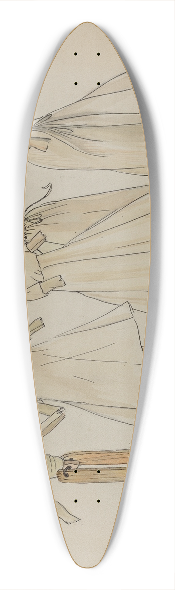 Rosalia Lane - Dolls 39.3 inch art pintail longboard deck