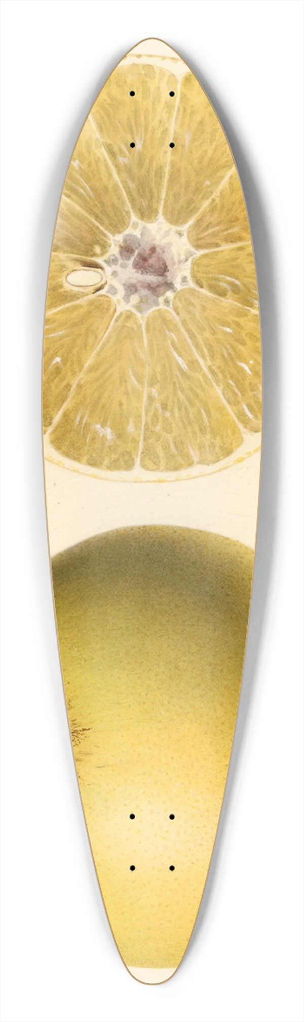 Royal Charles Steadman - Citrus paradisi: Dorthy Seedless 39.3 inch art pintail longboard deck