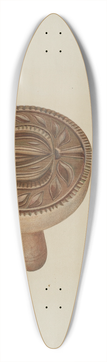 Roy Weber - Buttermold 39.3 inch art pintail longboard deck