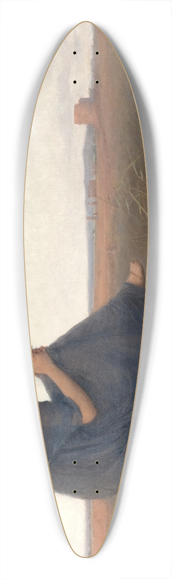 Rudolf Bacher - Campagna Di Roma. Grabmal Der Caecilia Metella 39.3 inch art pintail longboard deck