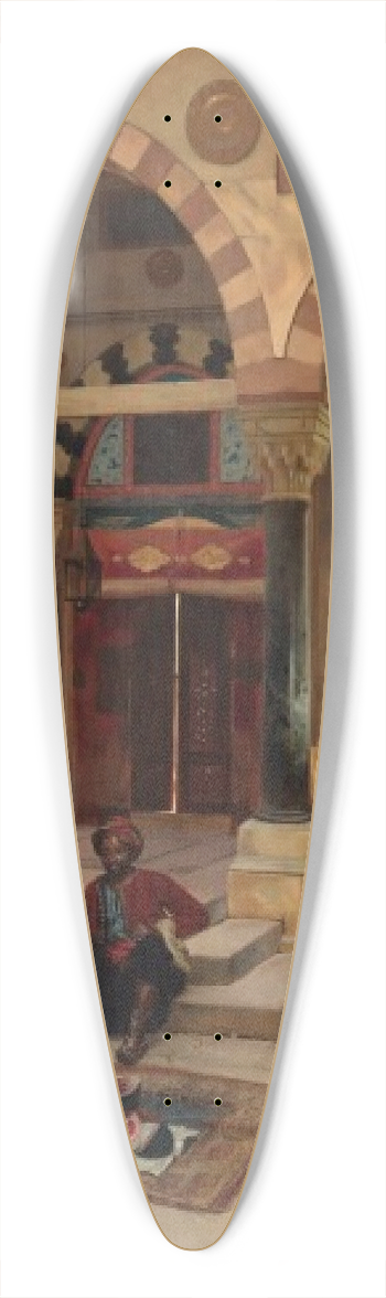 Rudolf Ernst - Outside The Mosque 39.3 inch art pintail longboard deck