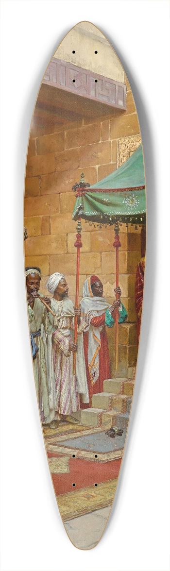 Rudolf Ernst - The New Bride 39.3 inch art pintail longboard deck