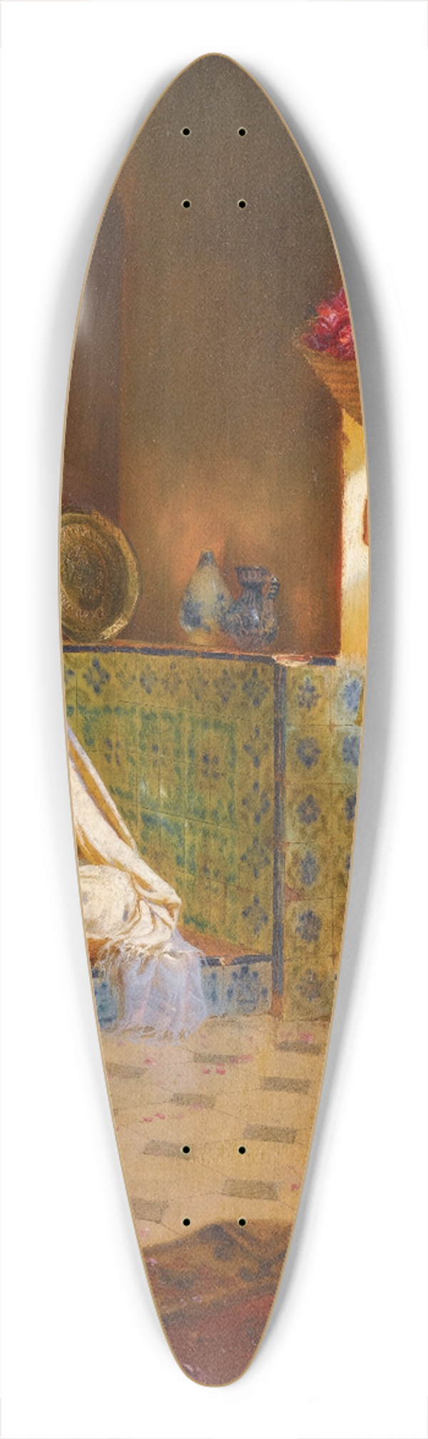 Rudolf Ernst - The Perfume Makers 39.3 inch art pintail longboard deck