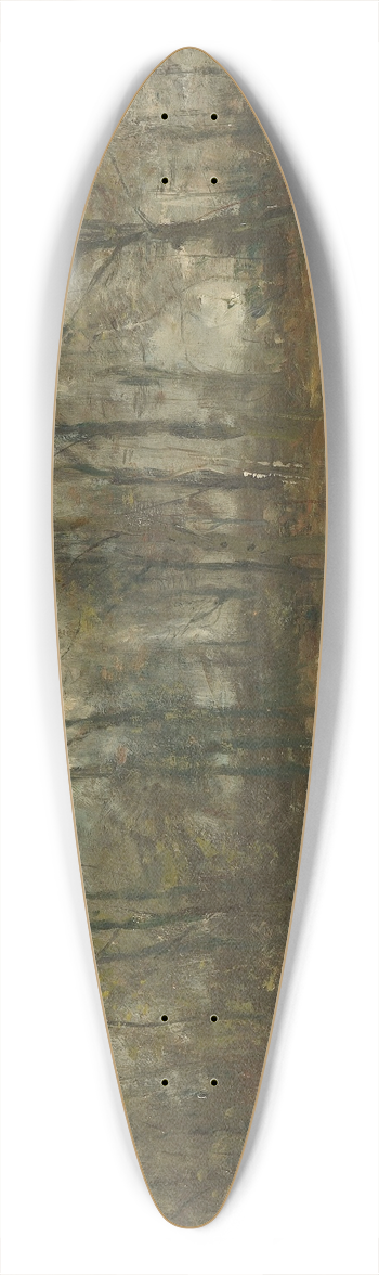 Rudolf Hckner - Weg im Gehlz 39.3 inch art pintail longboard deck