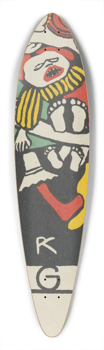 Rudolf Kalvach - Blessing (Segen) 39.3 inch art pintail longboard deck