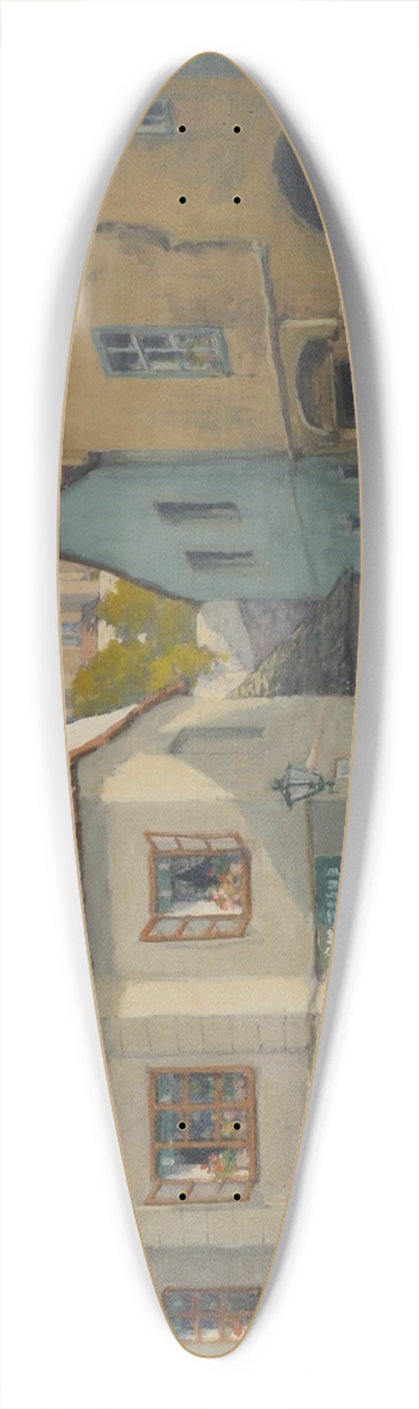 Rudolf Kierner - Krems 39.3 inch art pintail longboard deck