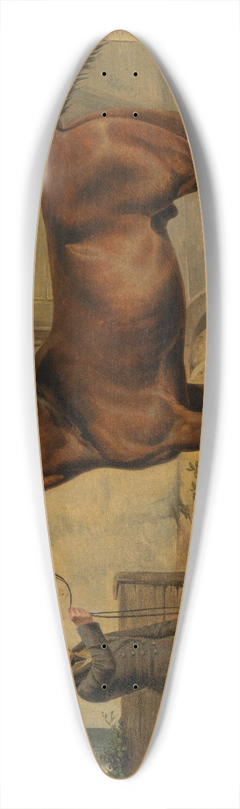 Rudolf Kuntz - Englischer Vollbluthengst Robert 39.3 inch art pintail longboard deck