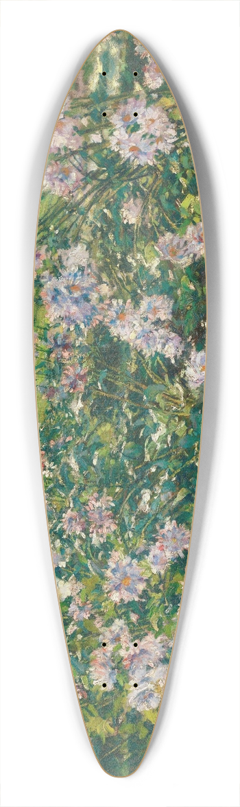 Ruger Donoho - Windflowers 39.3 inch art pintail longboard deck