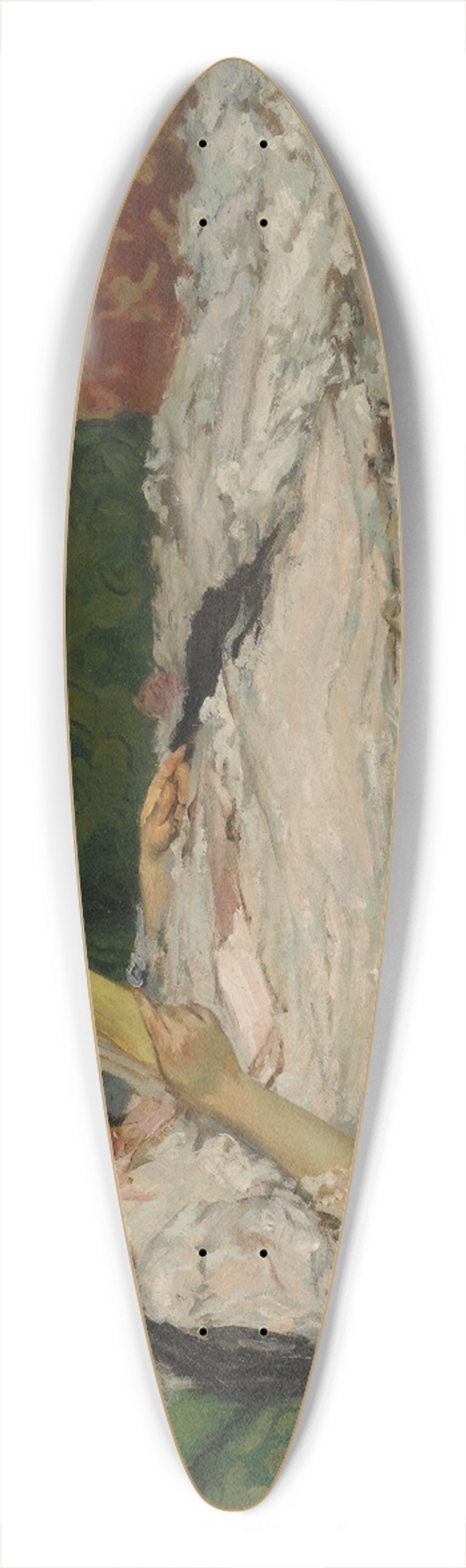 Rupert Bunny - Femme Lisant 39.3 inch art pintail longboard deck