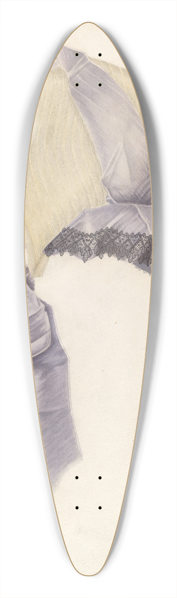 Ruth Bialostosky - Bonnet 39.3 inch art pintail longboard deck