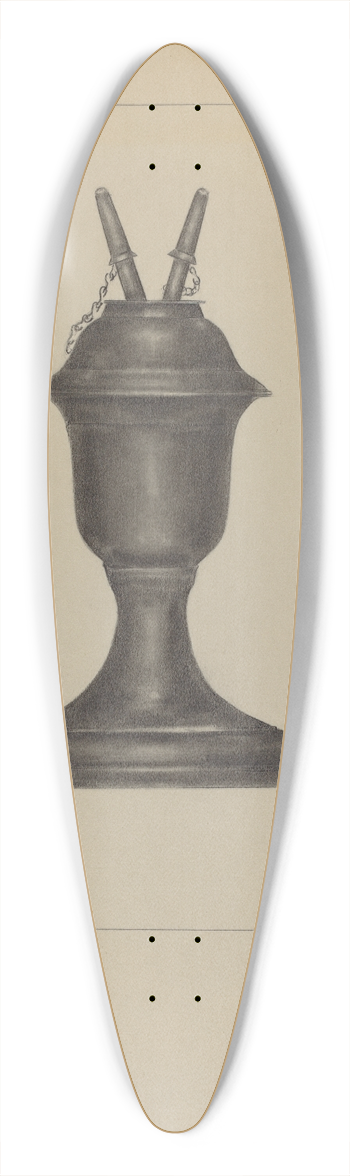 Ruth Bialostosky - Lamp 39.3 inch art pintail longboard deck