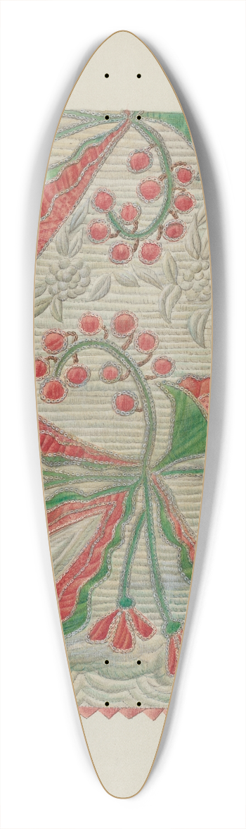 Ruth Buker - Applique Quilt 39.3 inch art pintail longboard deck